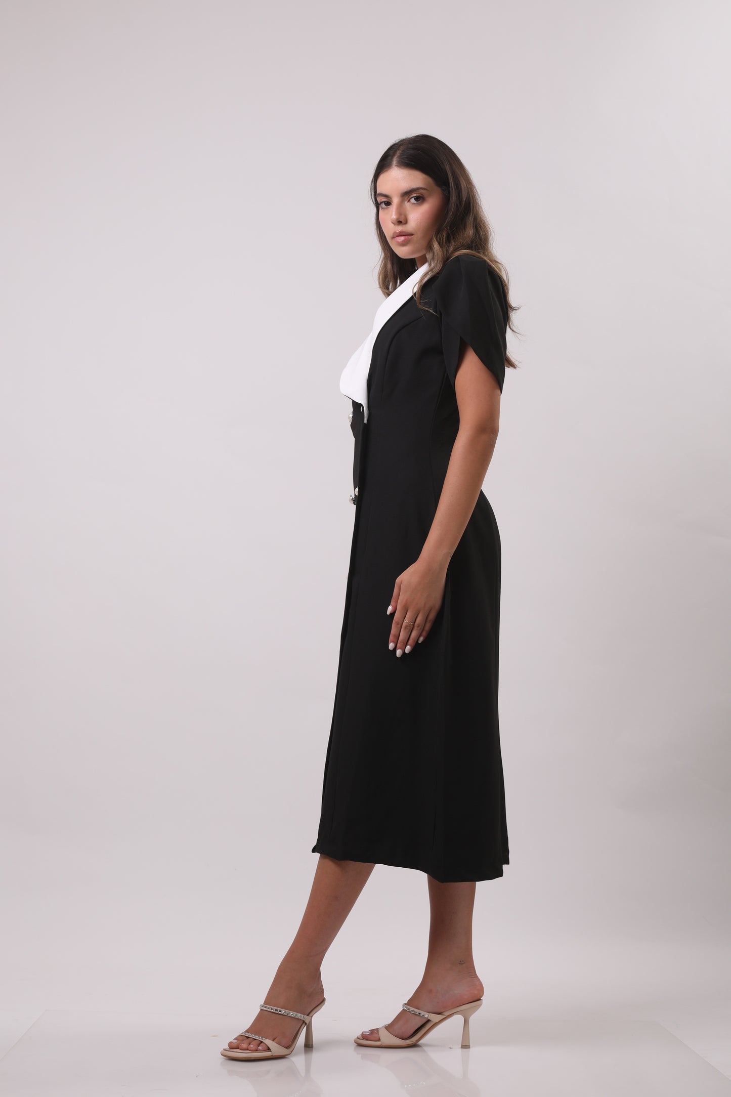 Double-breasted blazer dress
