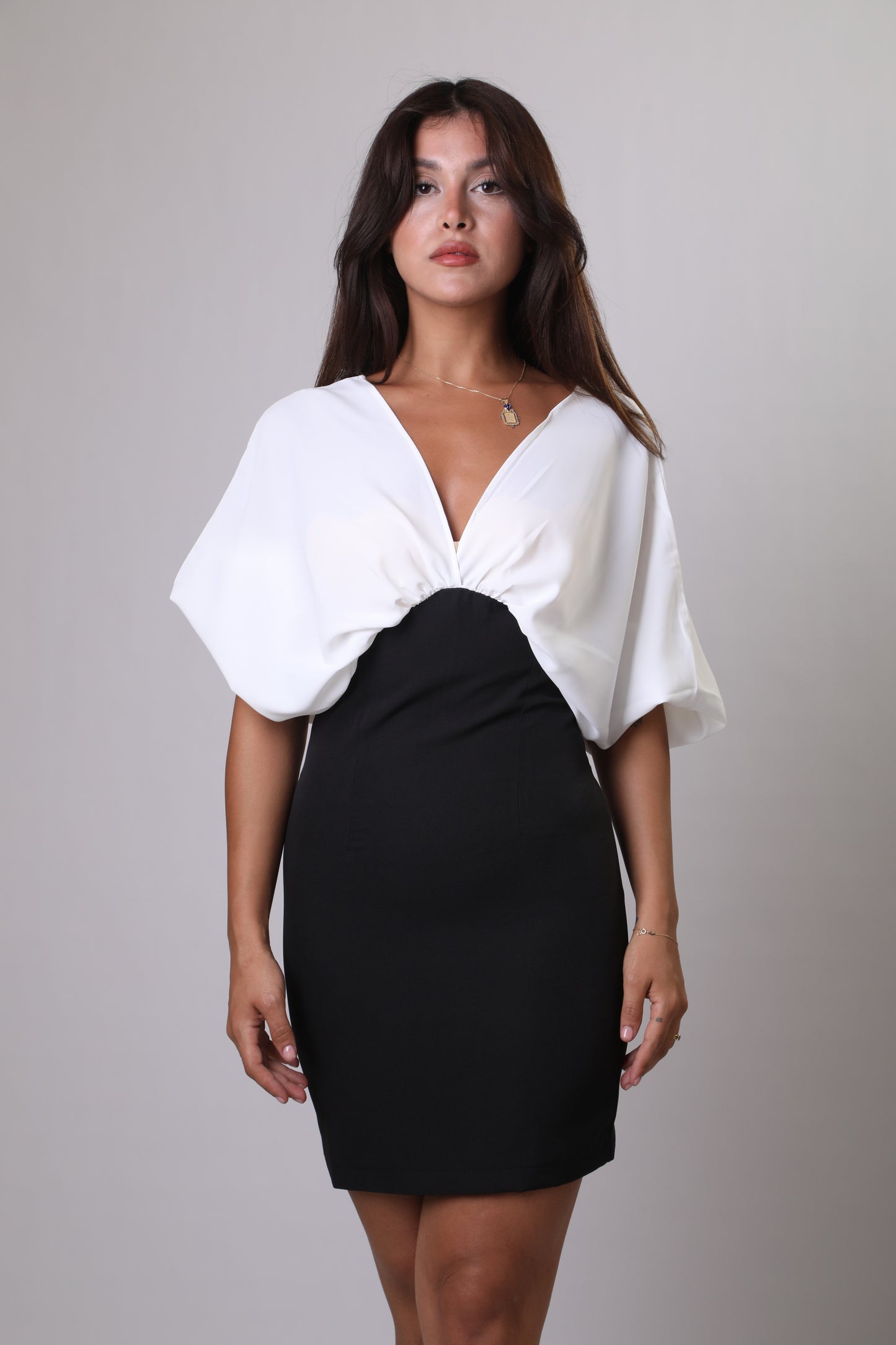 Contrast dress