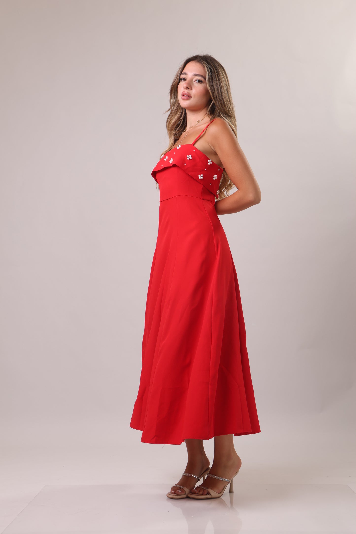 Majestic red dress