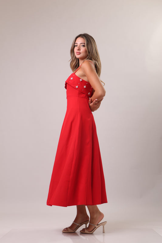 Majestic red dress