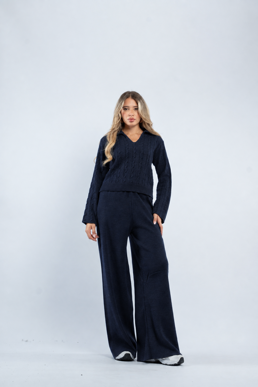 Braided polo set