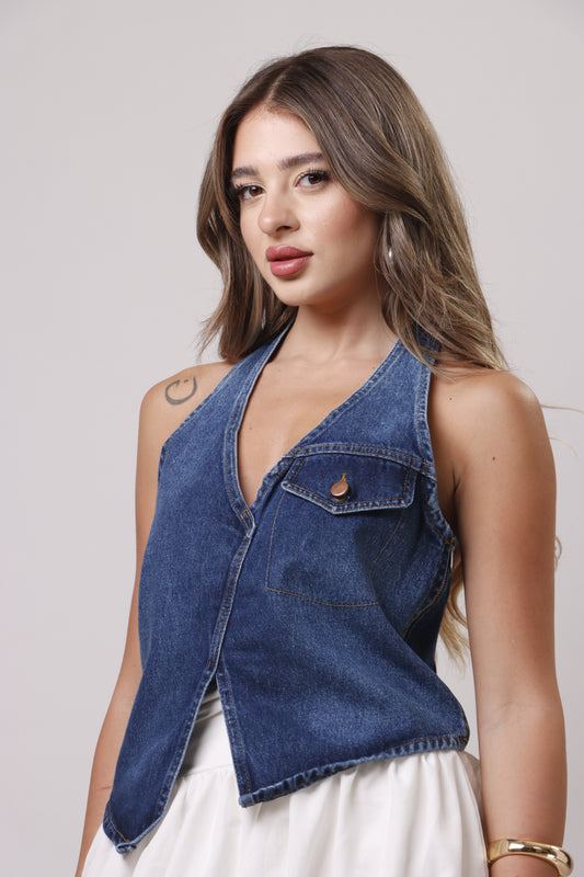 Denim vest