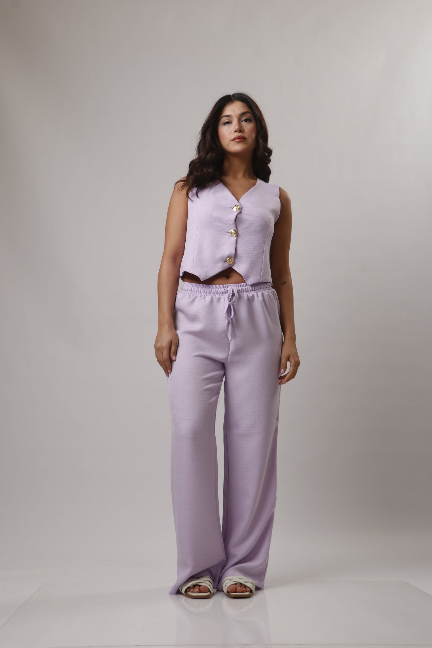 Linen vest set