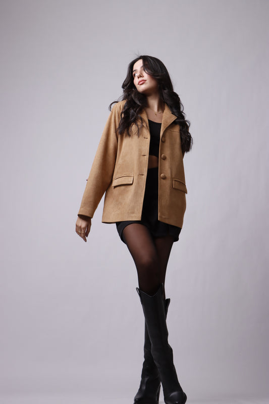Suede Blazer