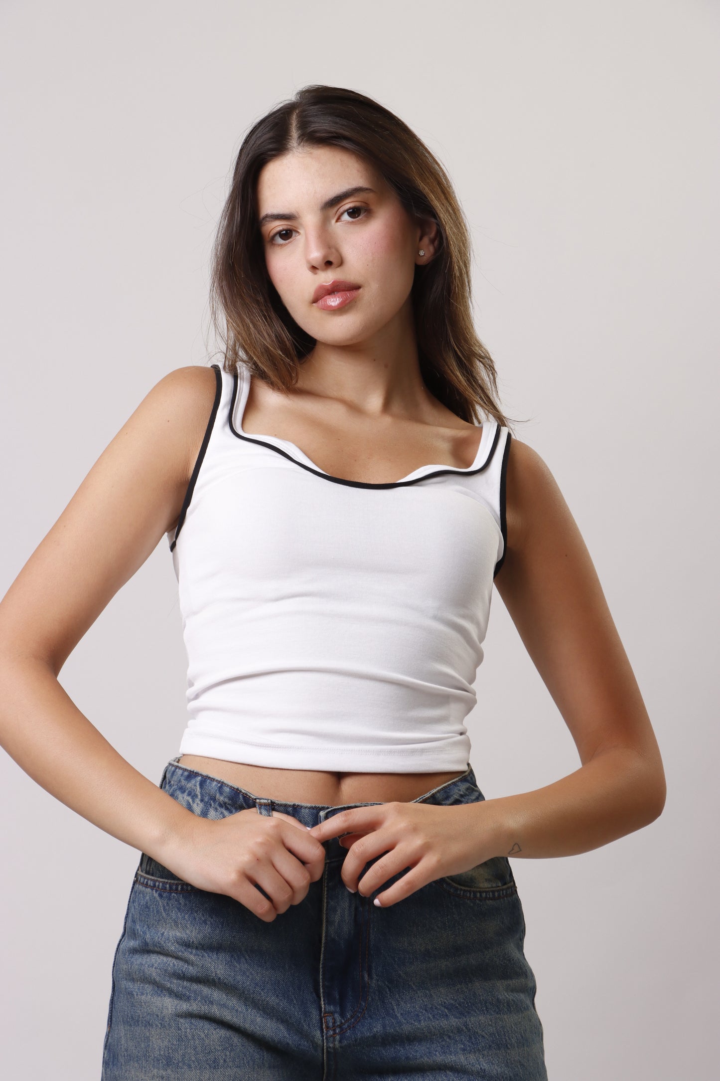Striped tank top