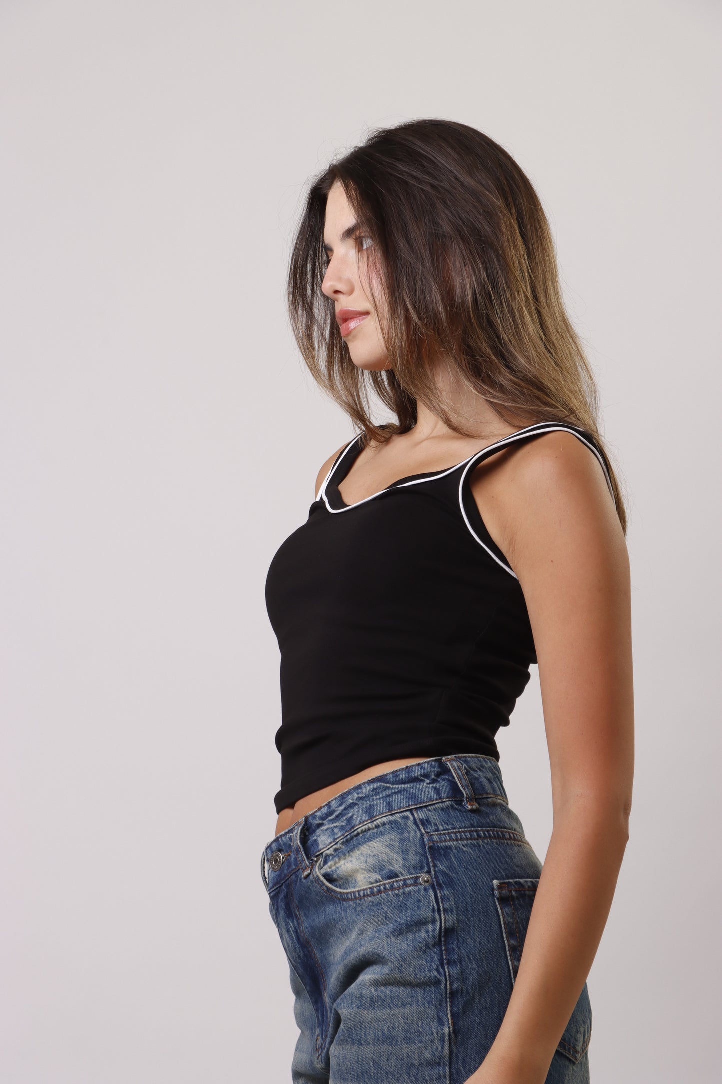 Striped tank top