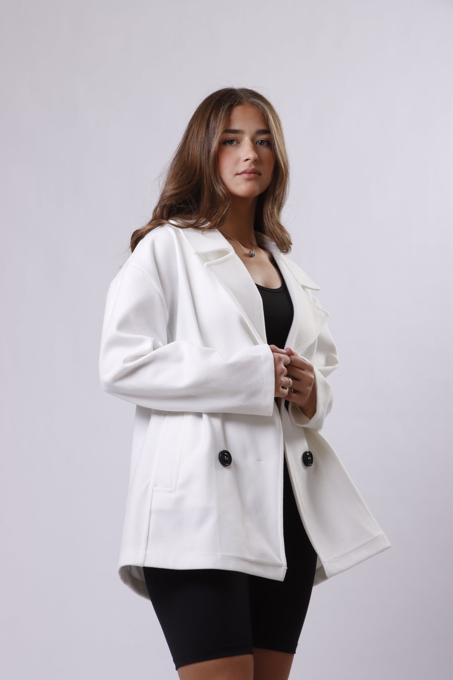 Oversized Buttoned Coat