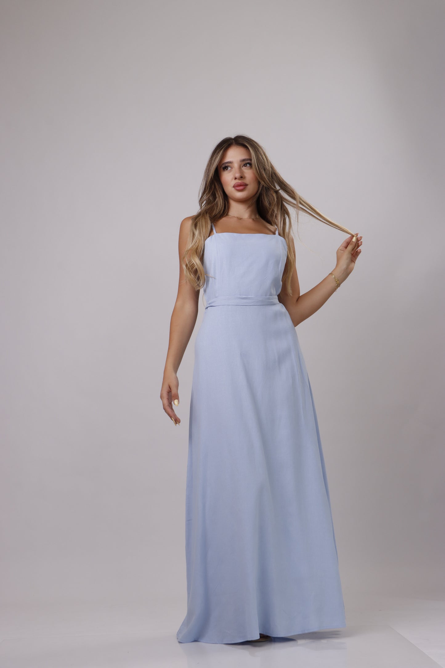 Maxi linen dress