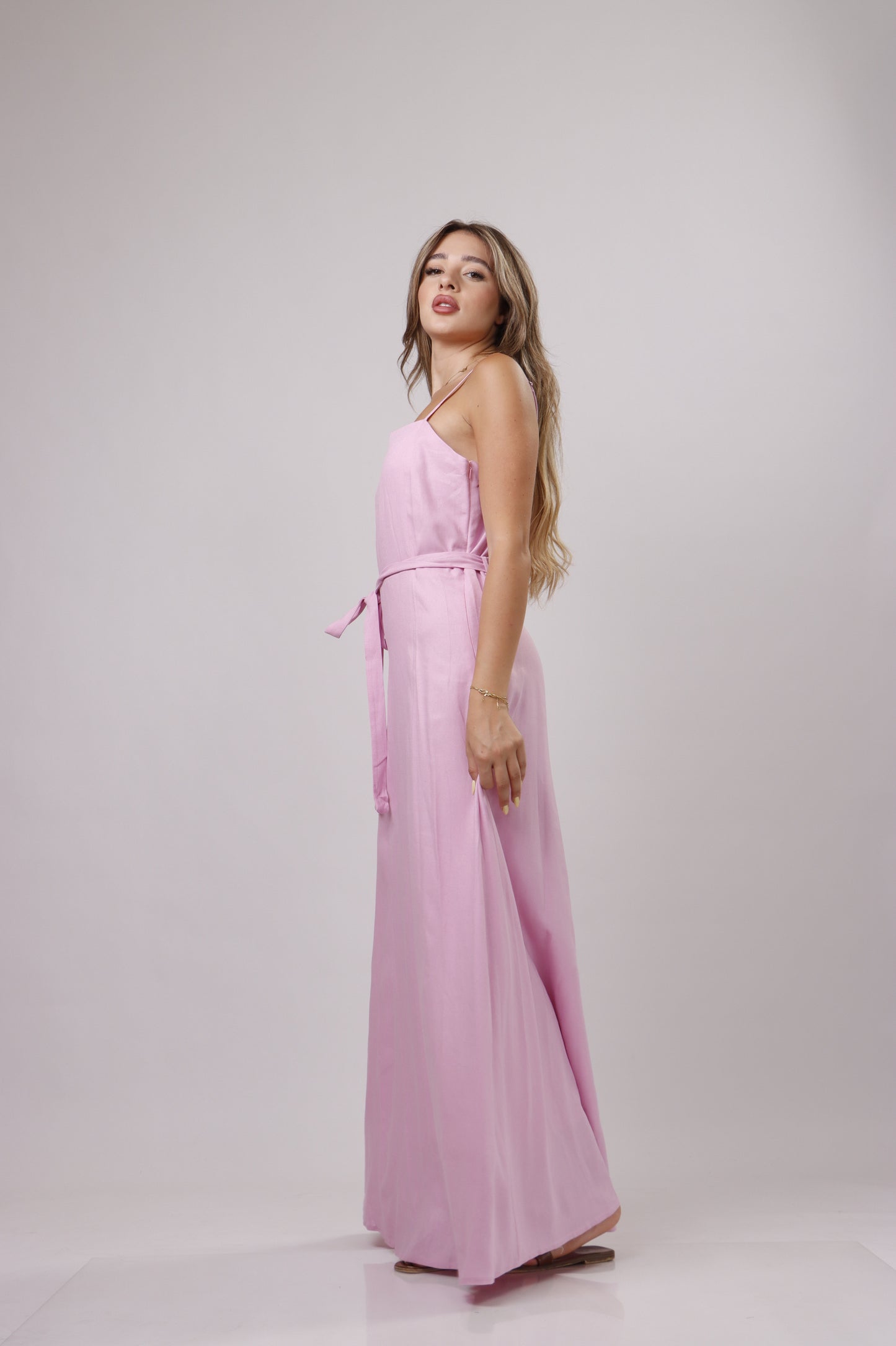 Maxi linen dress