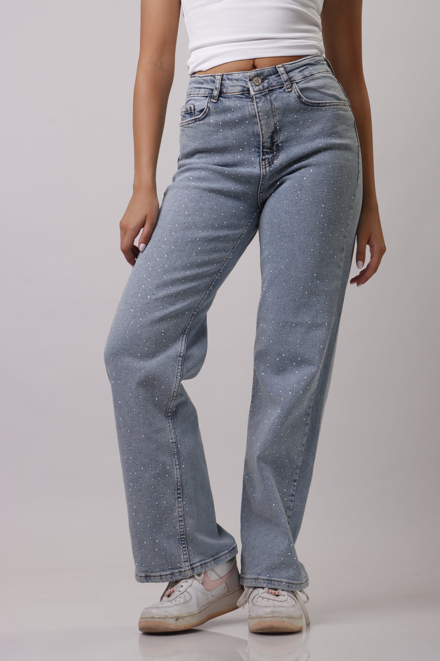 Jeans with glitters