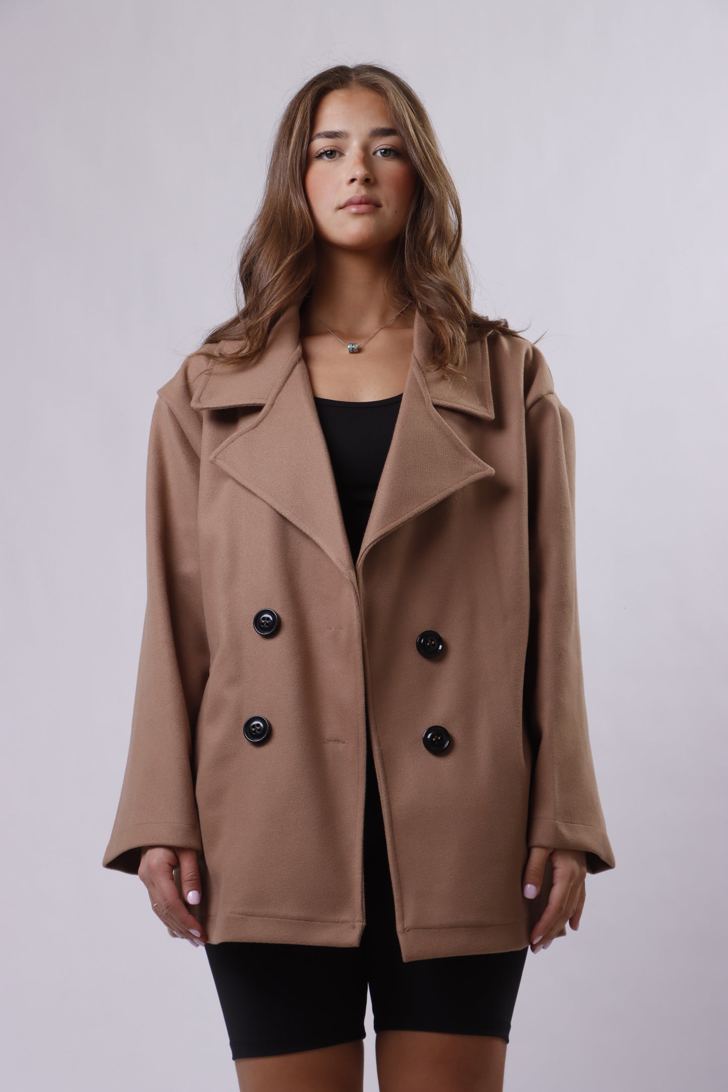 Oversized Buttoned Coat