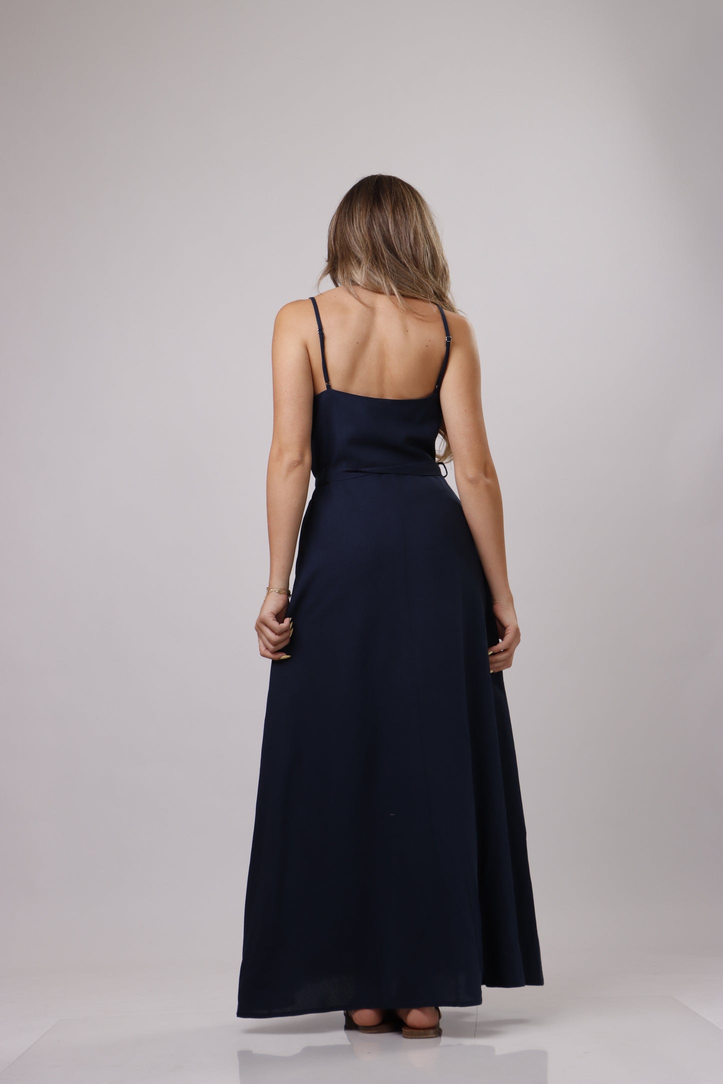 Maxi linen dress