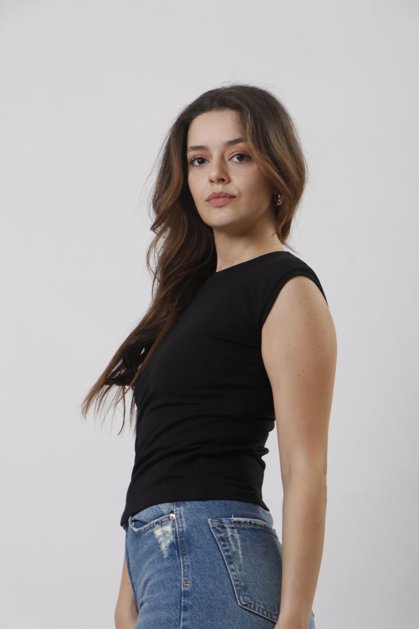 Halter neck basic top