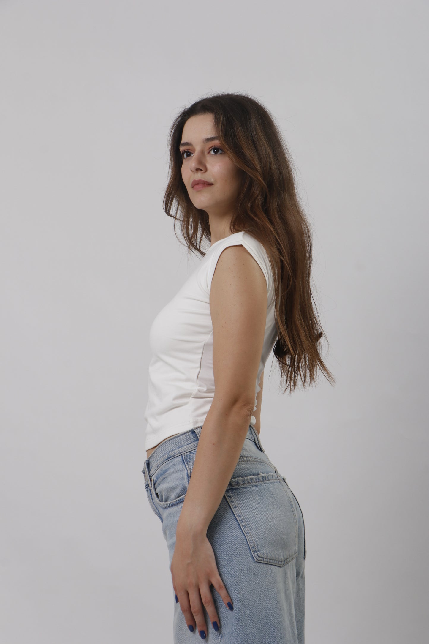Halter neck basic top