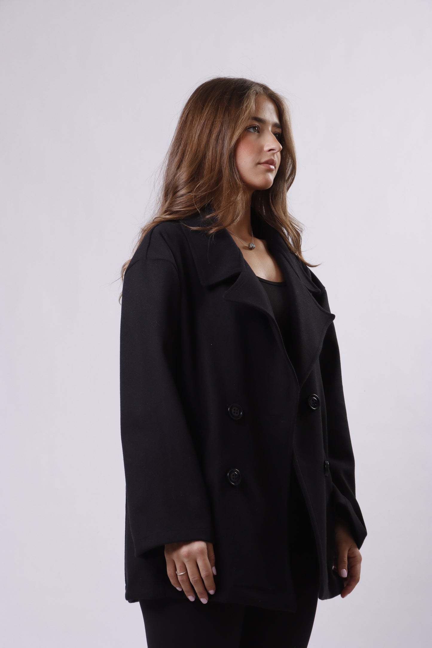 Oversized Buttoned Coat