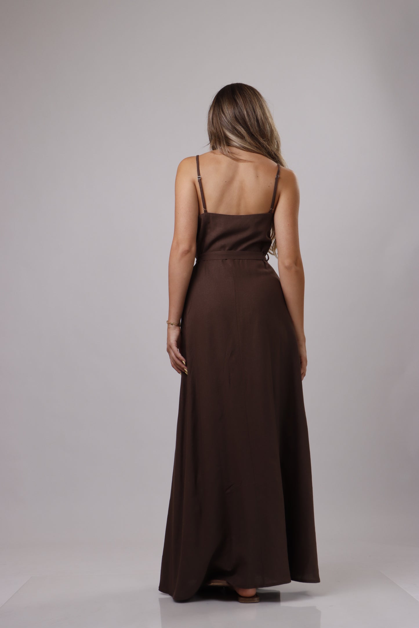 Maxi linen dress