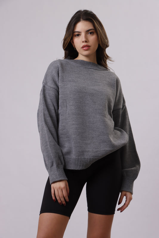 Oversized wool top