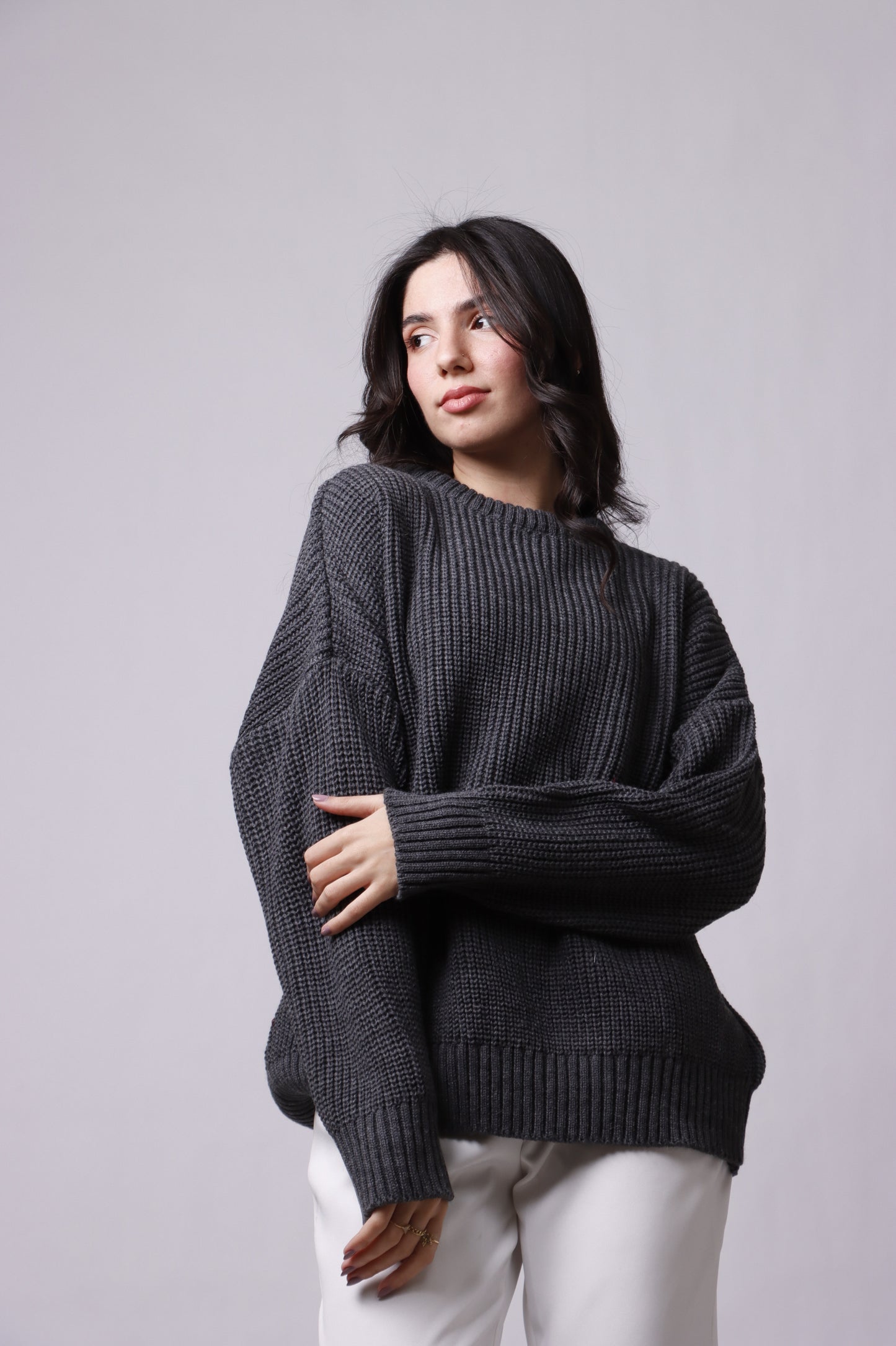 Oversized wool sweater