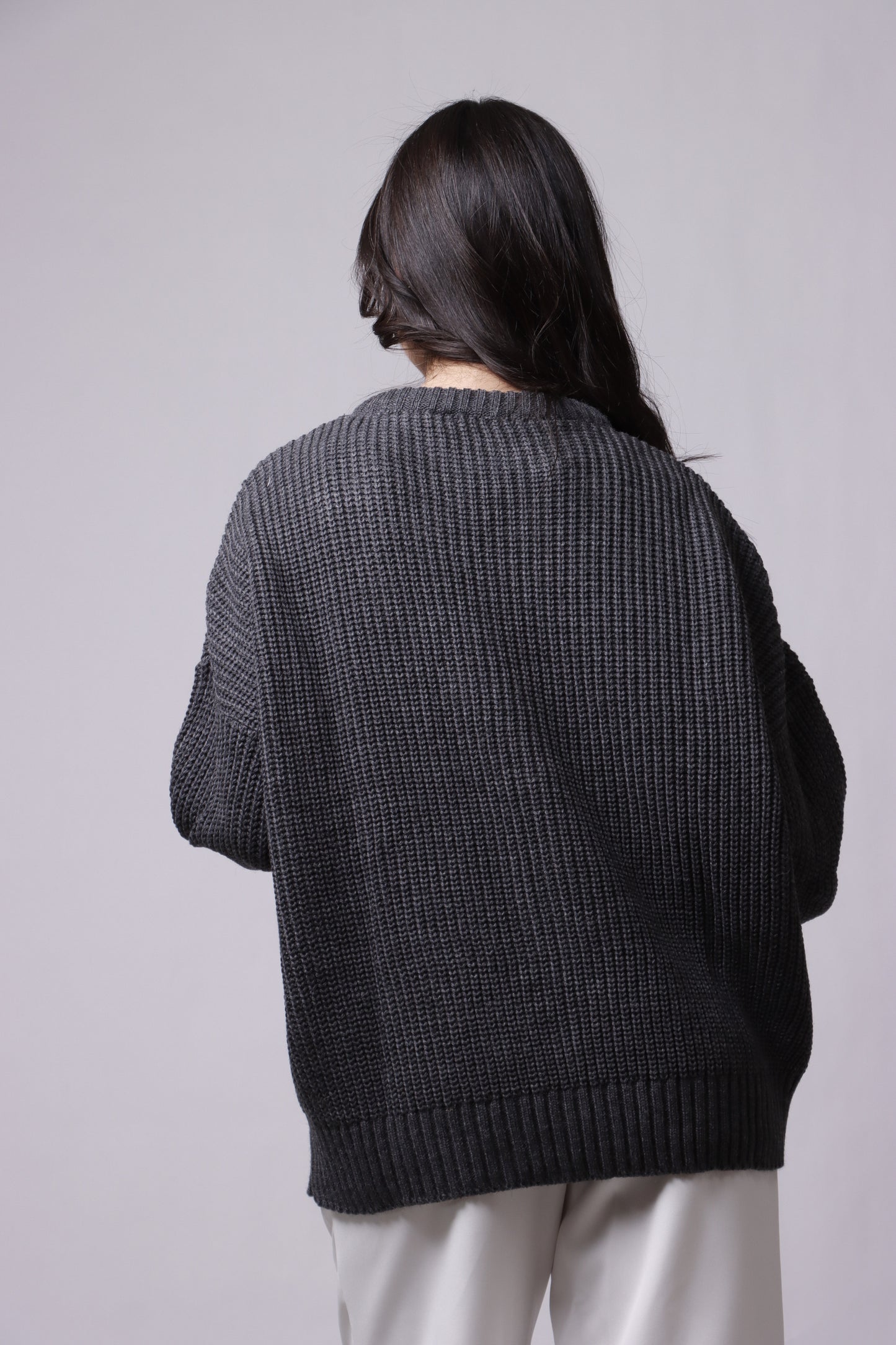 Oversized wool sweater