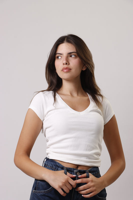 V neck basic