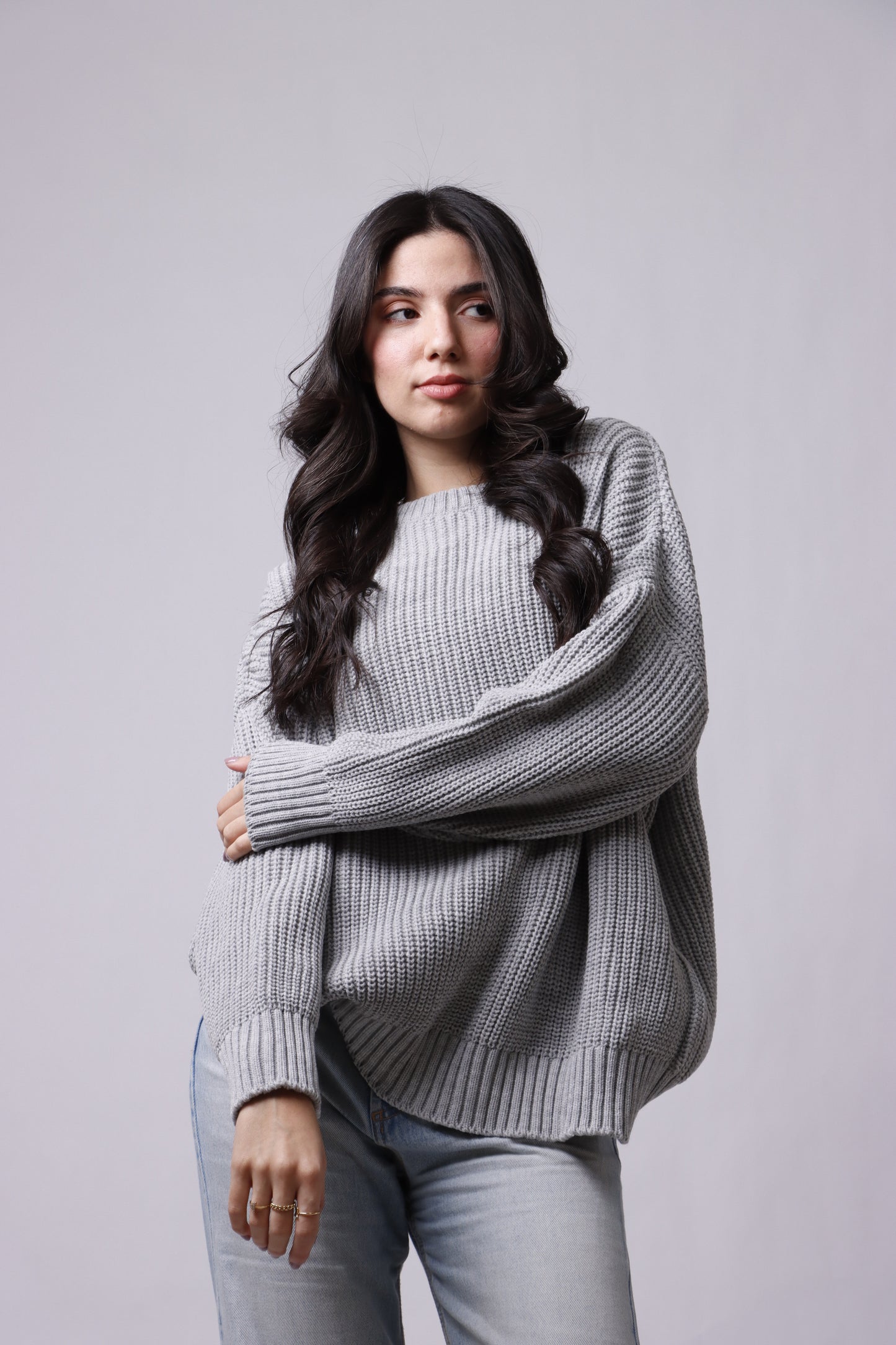 Oversized wool sweater