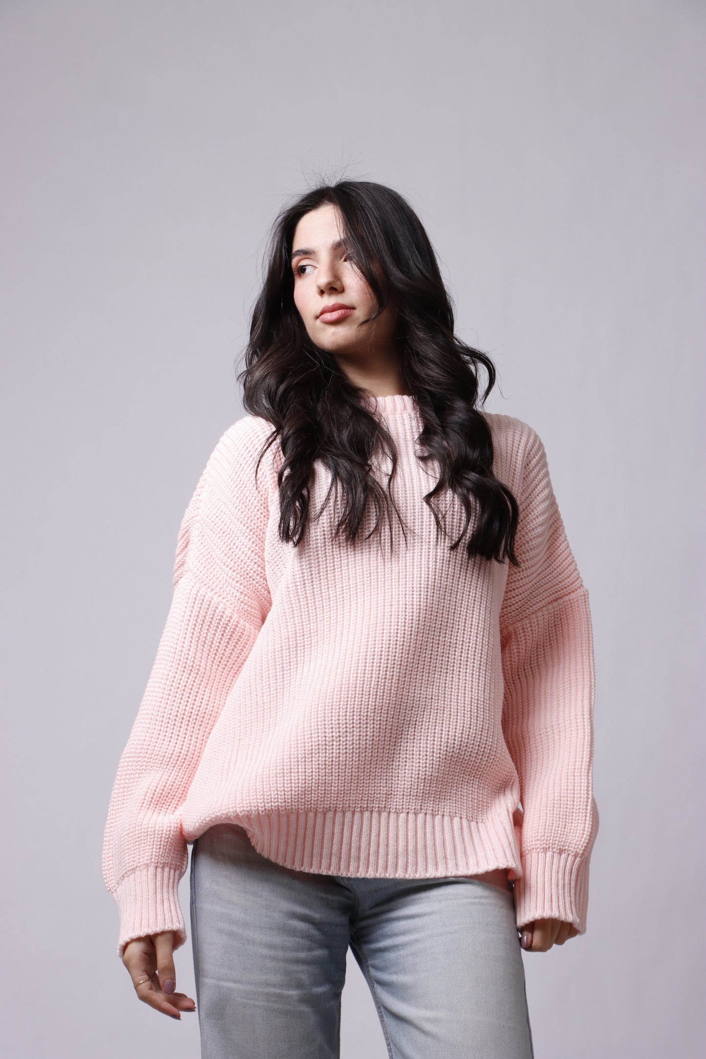 Oversized wool sweater