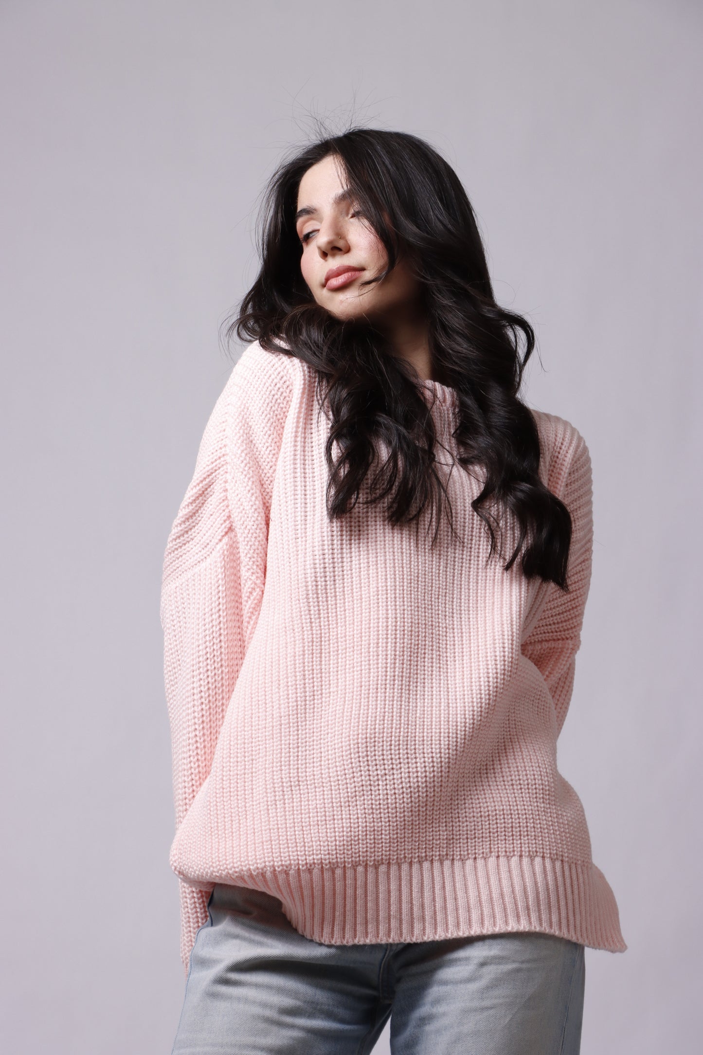 Oversized wool sweater