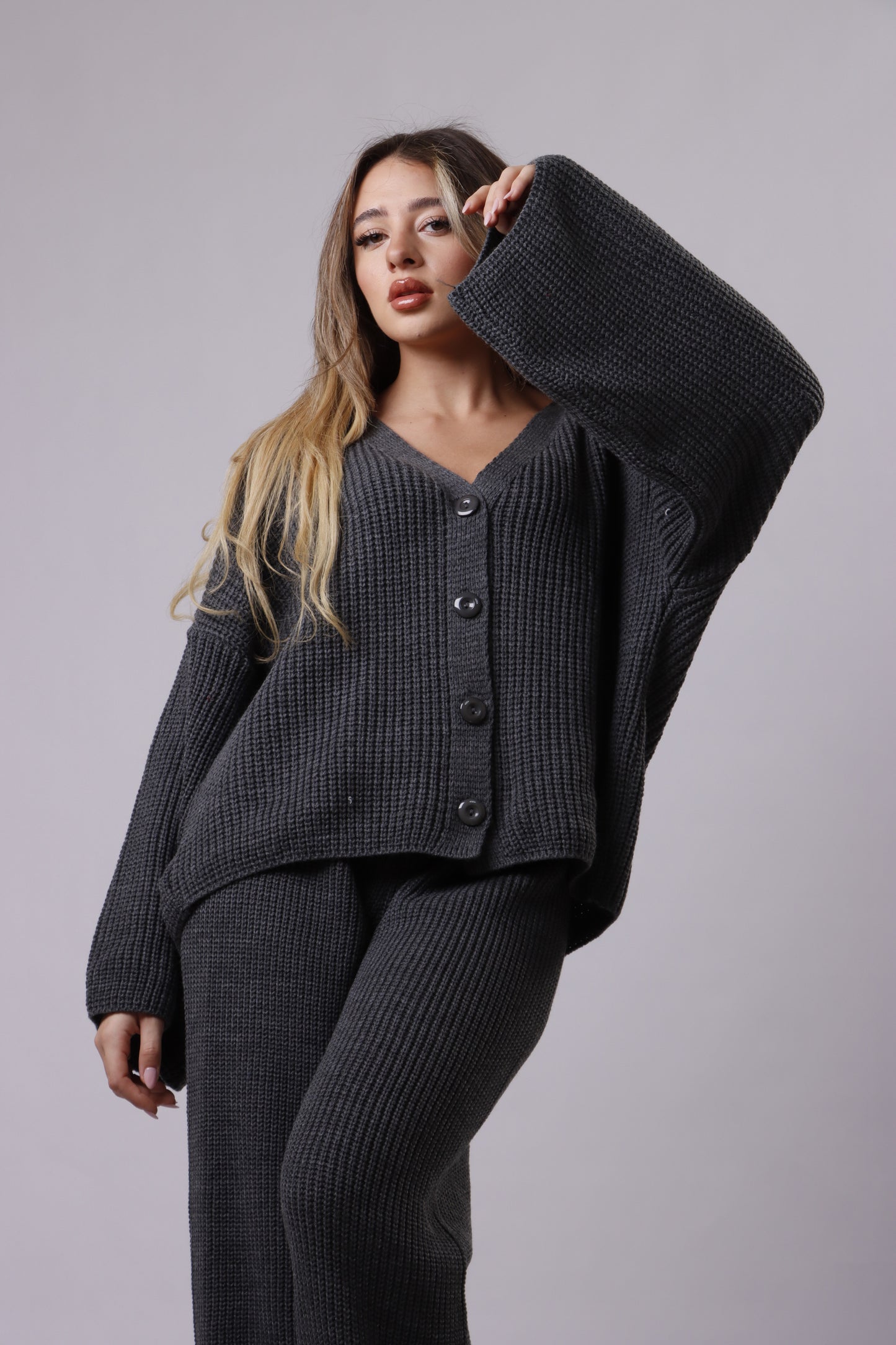 Cardigan wool set