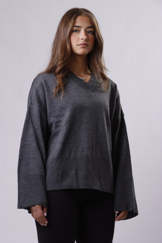 Oversized V-Neck Sweater