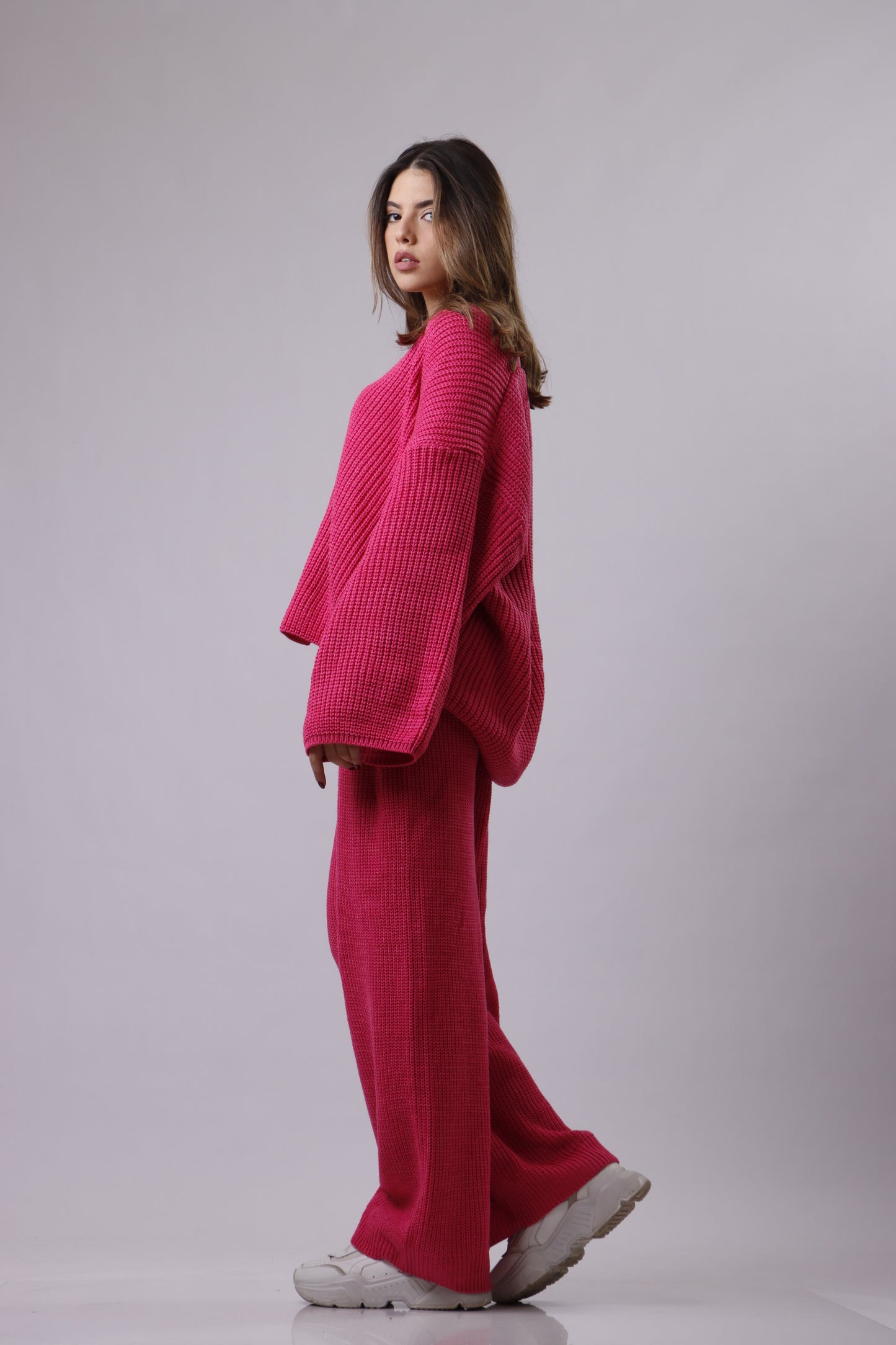 Cardigan wool set