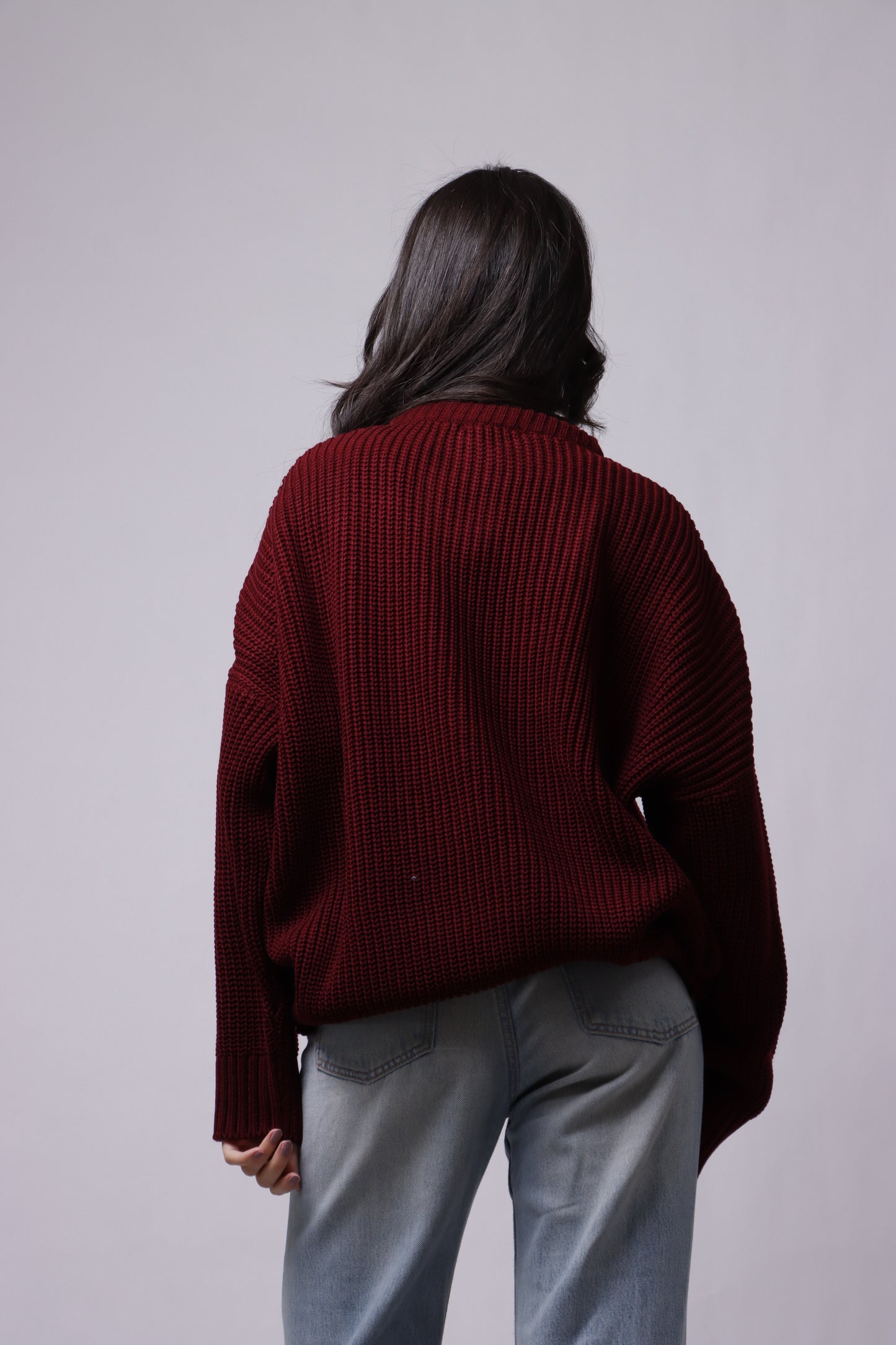 Oversized wool sweater