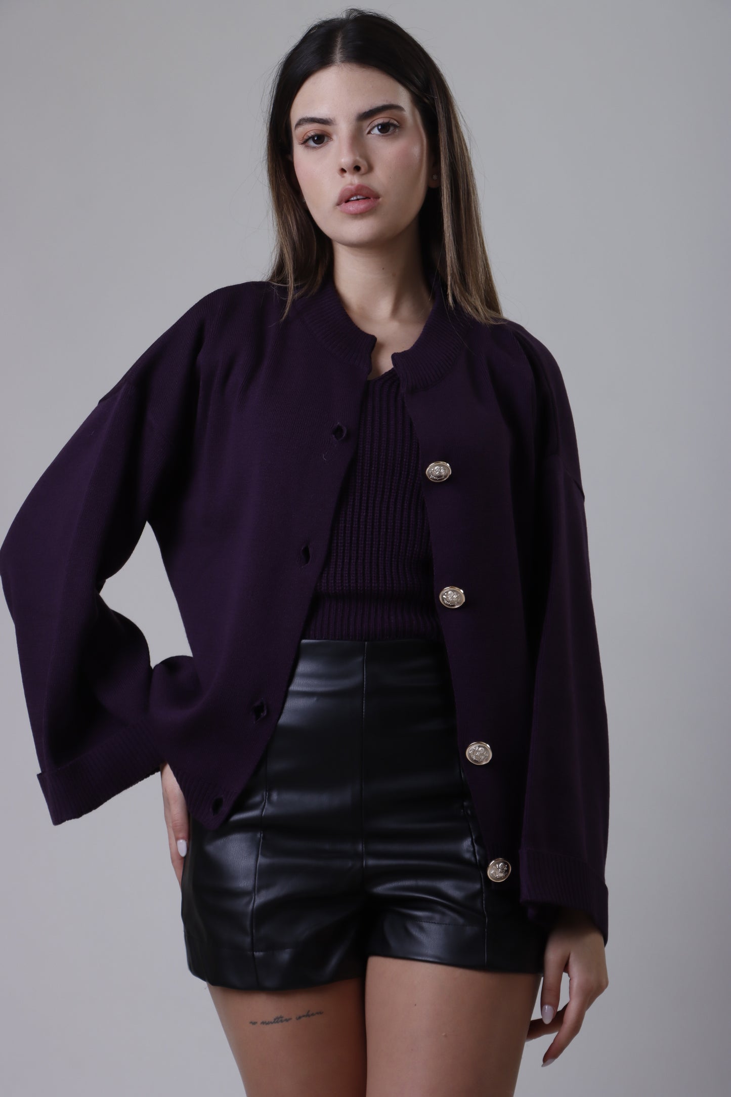 Cardigan and matching top