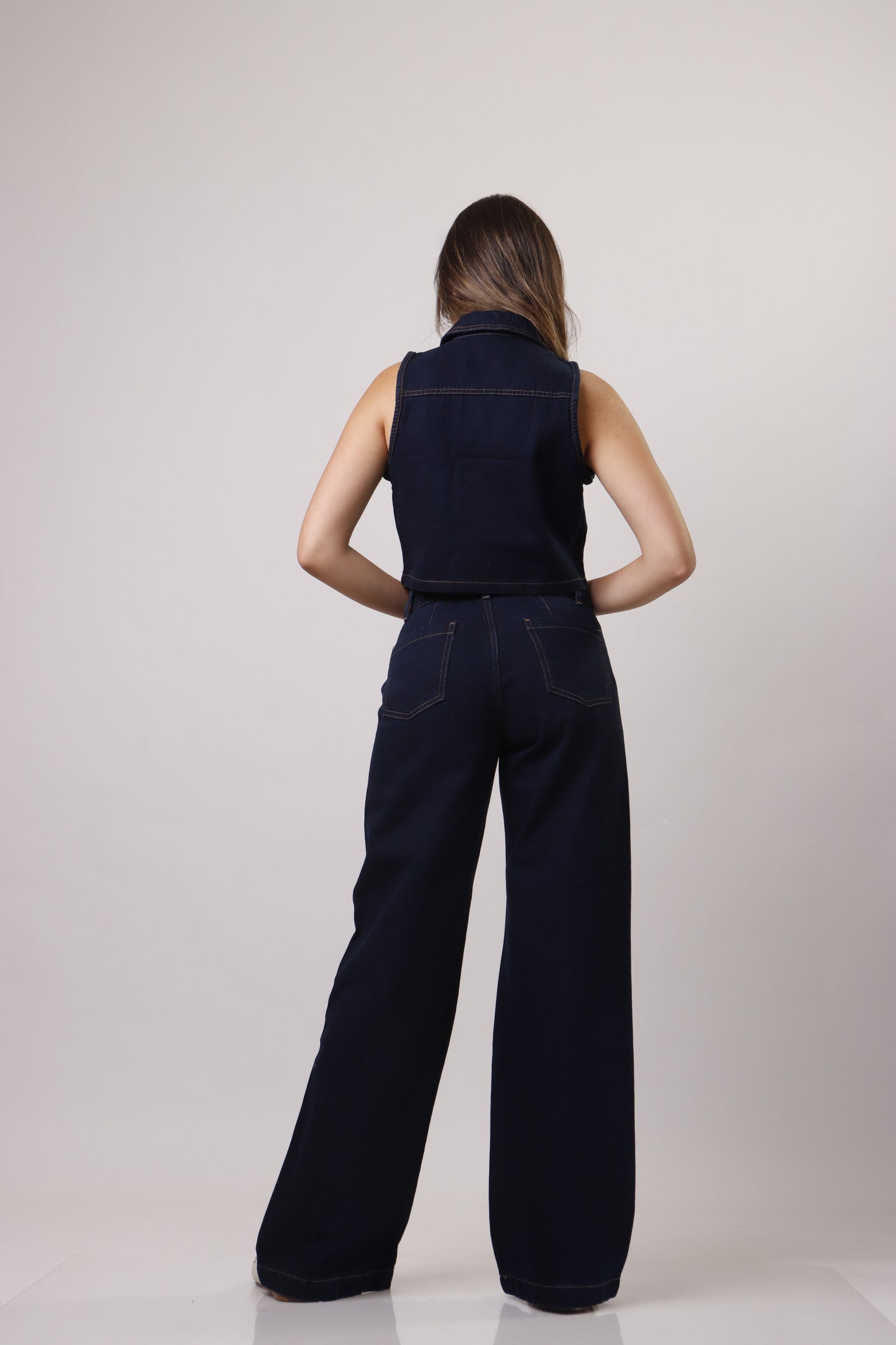 Denim vest set