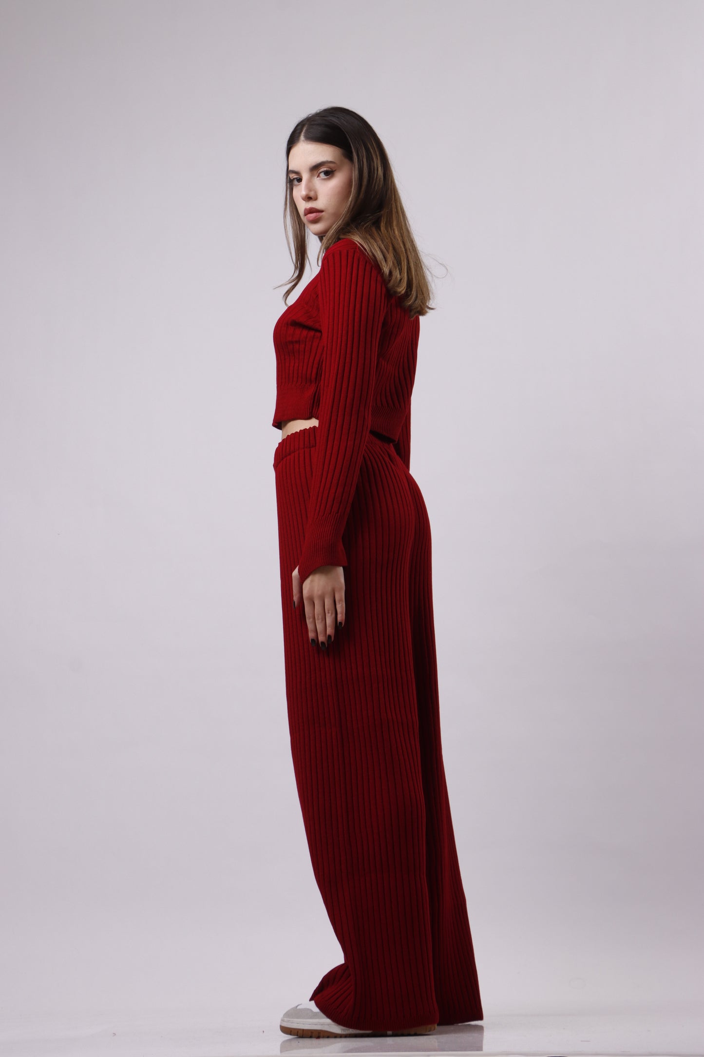 Ribbed wool set