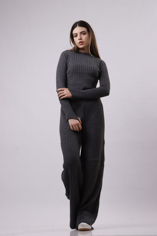 Ribbed wool set