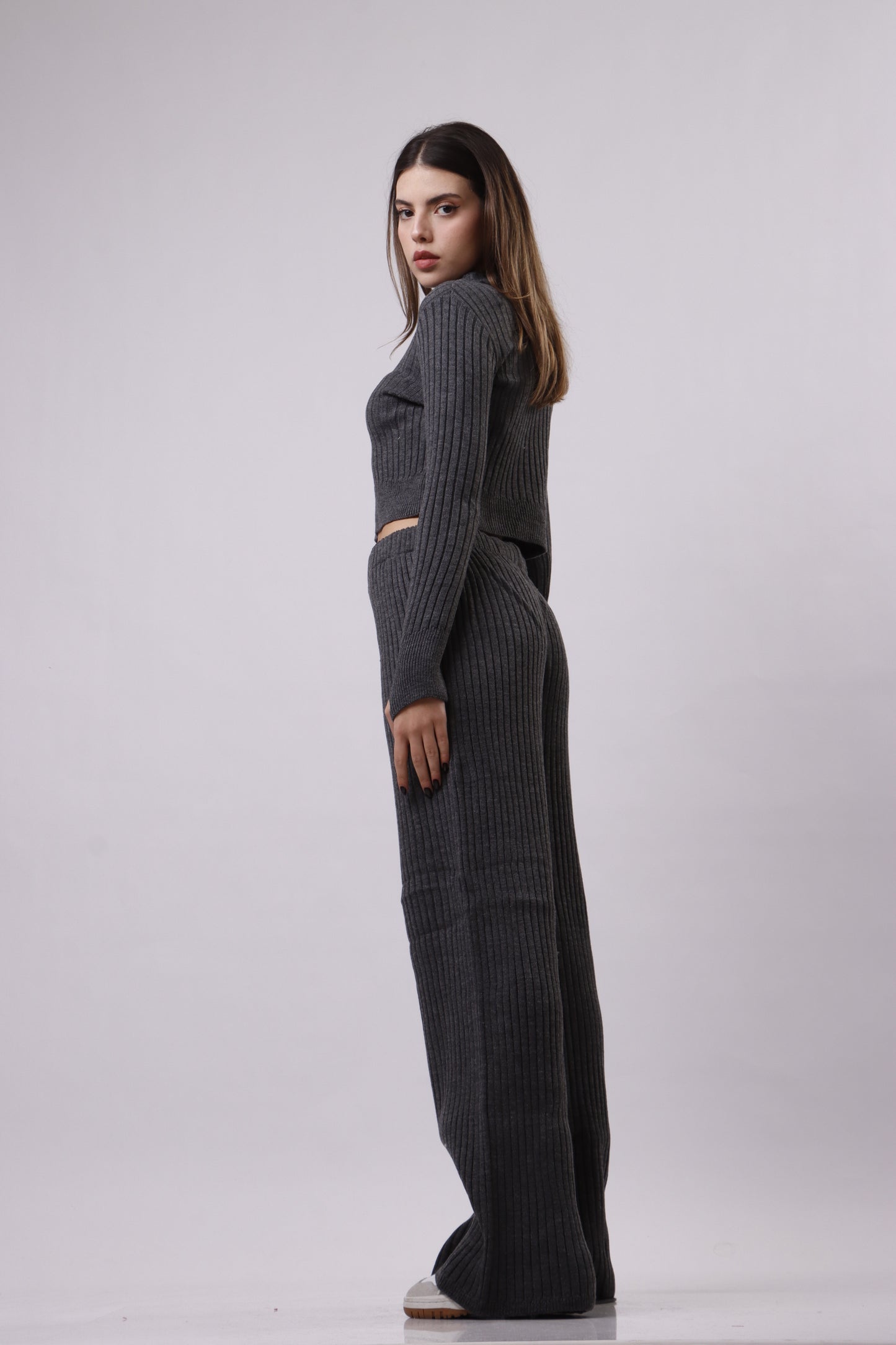 Ribbed wool set
