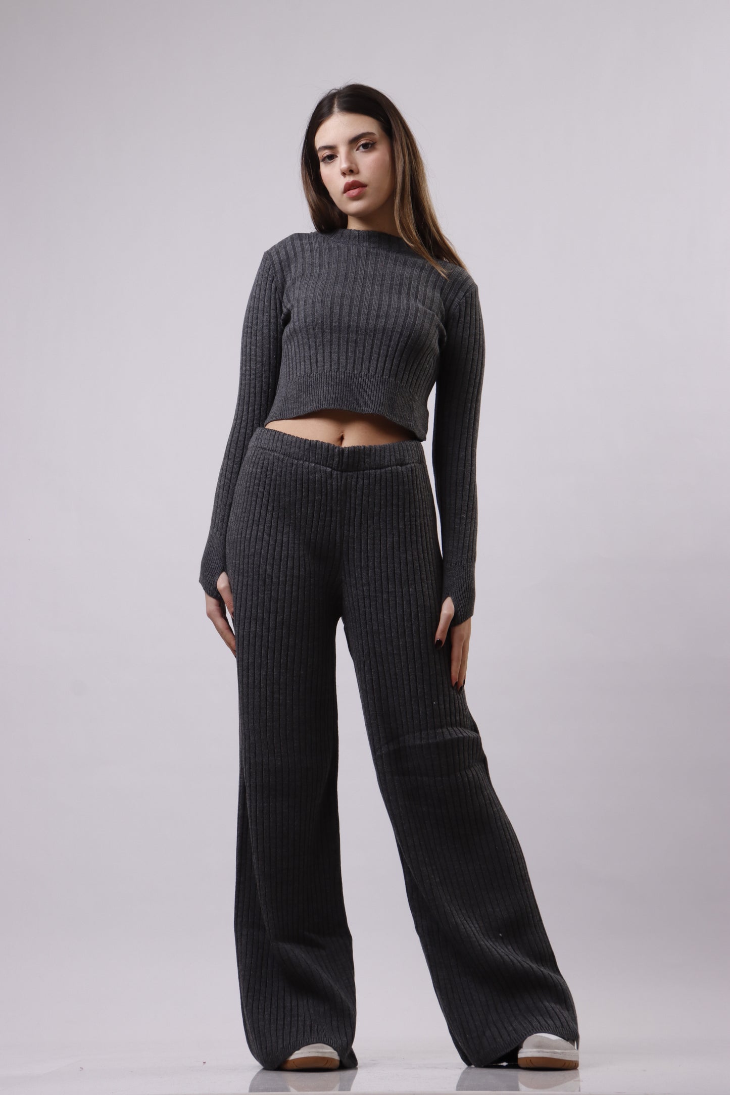 Ribbed wool set