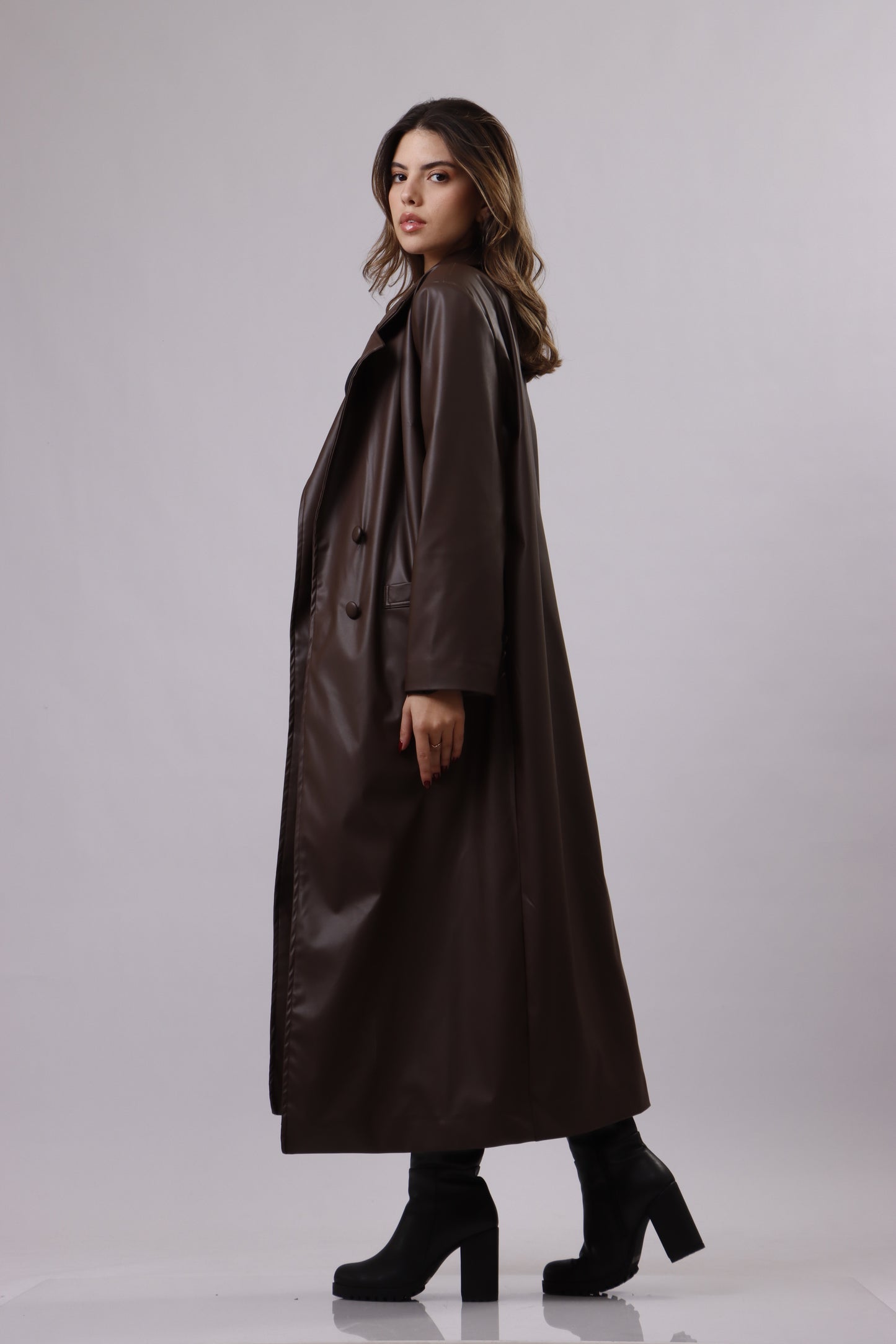 TW Leather Coat