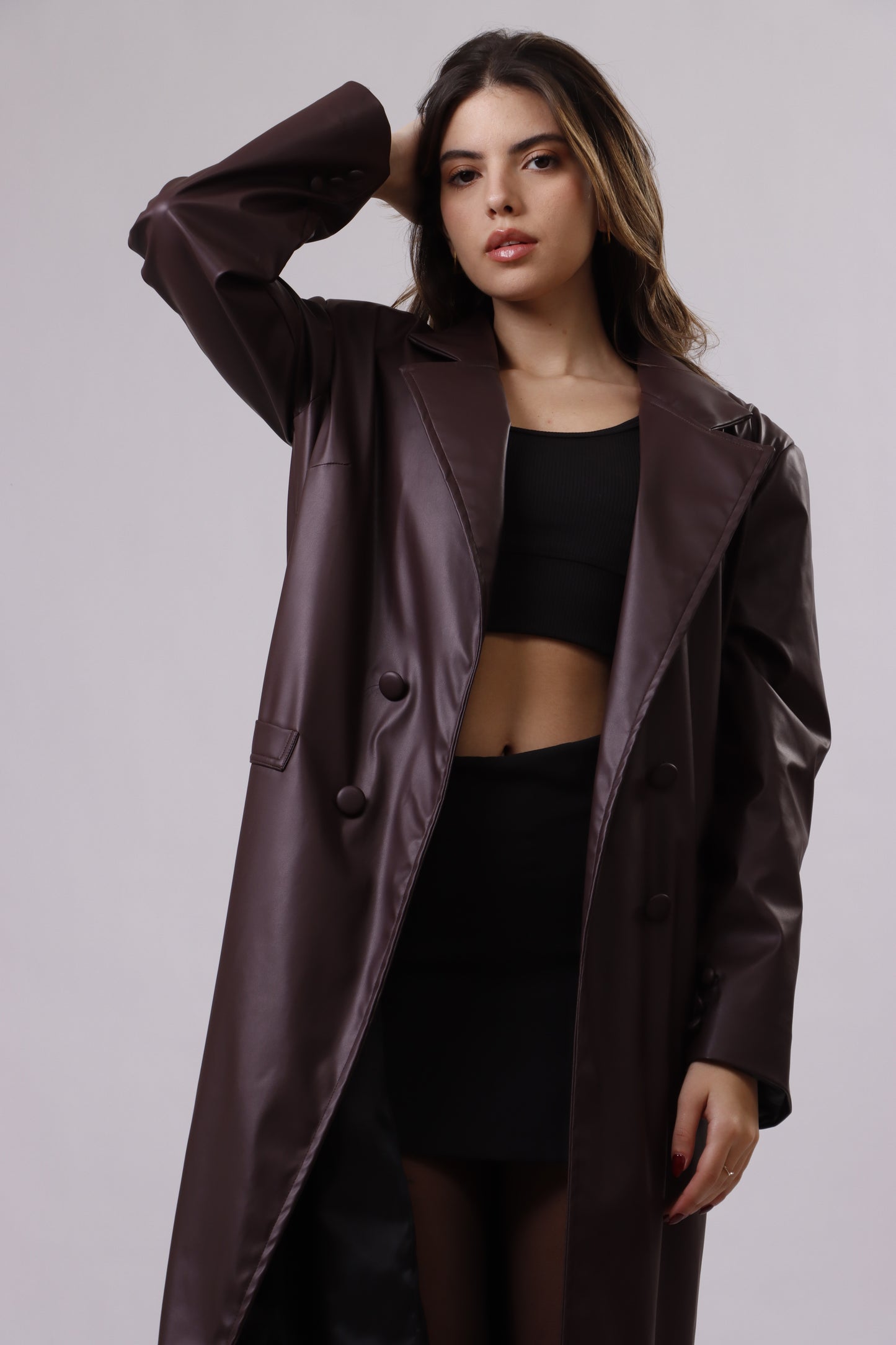 TW Leather Coat