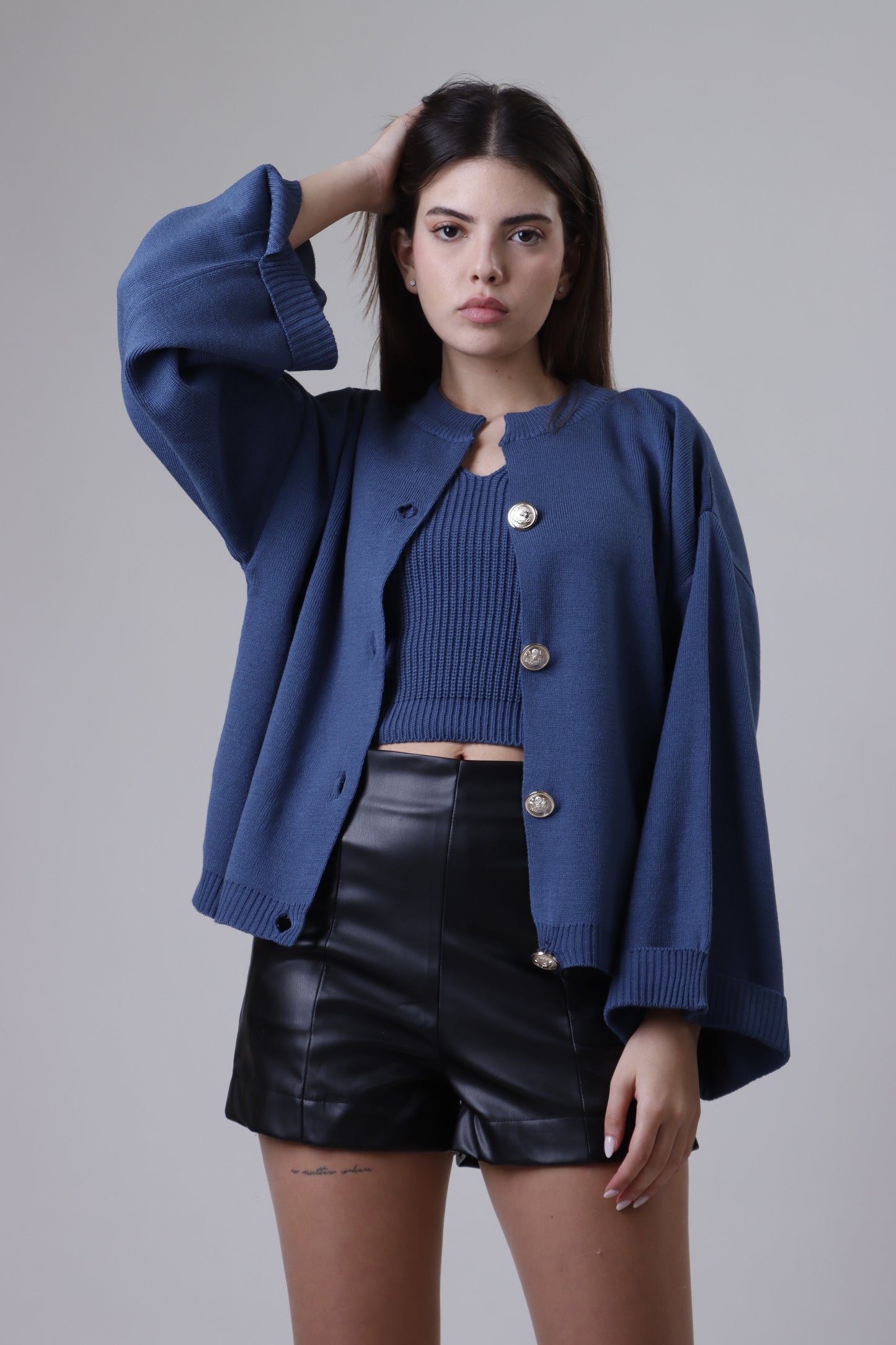 Cardigan and matching top