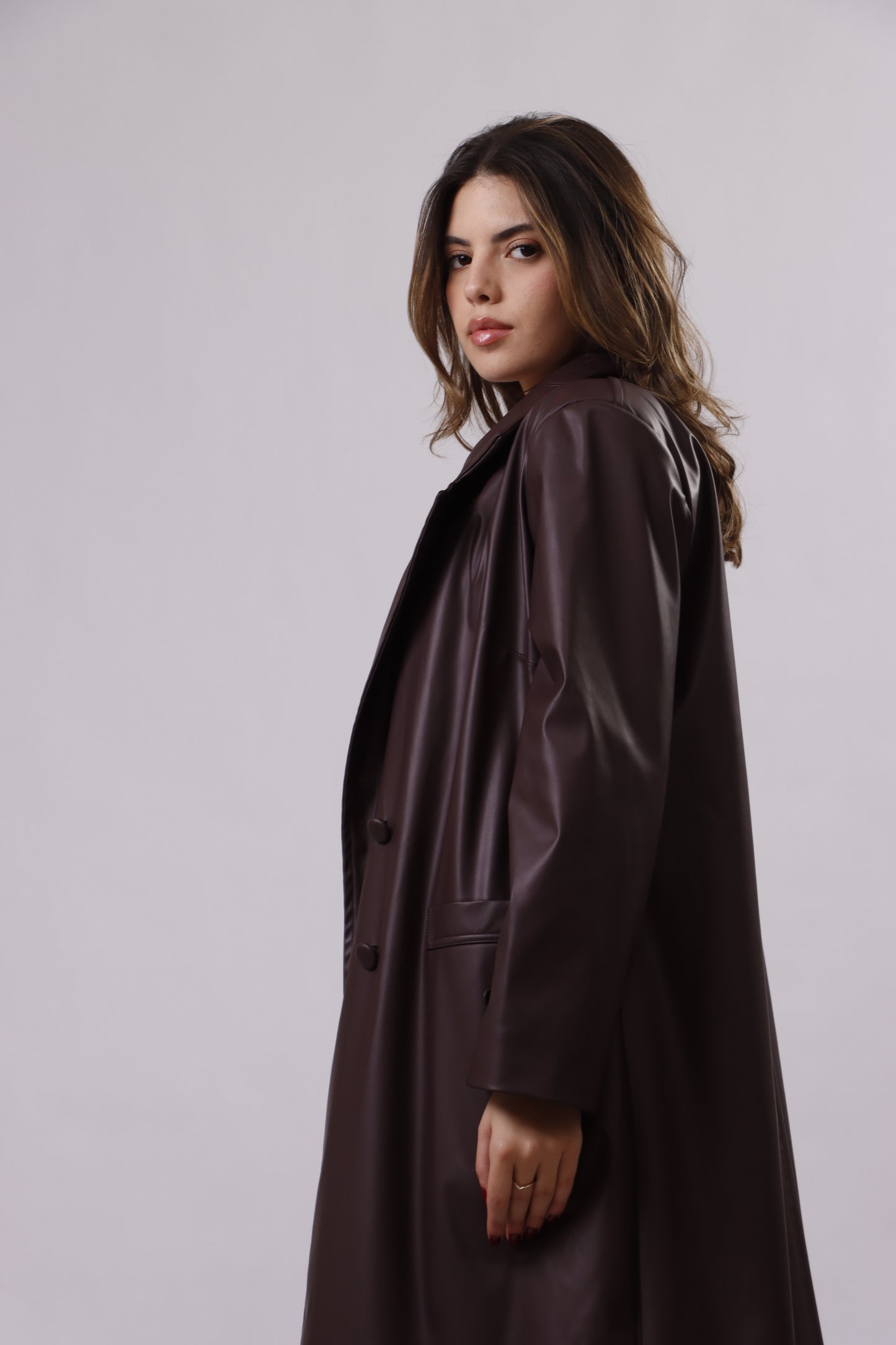 TW Leather Coat
