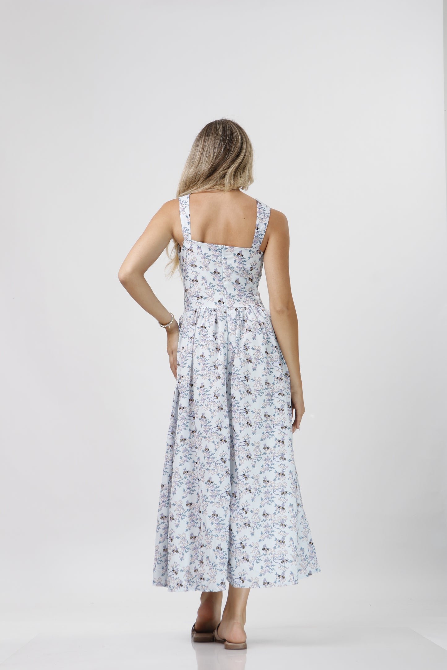 Bee floral dress