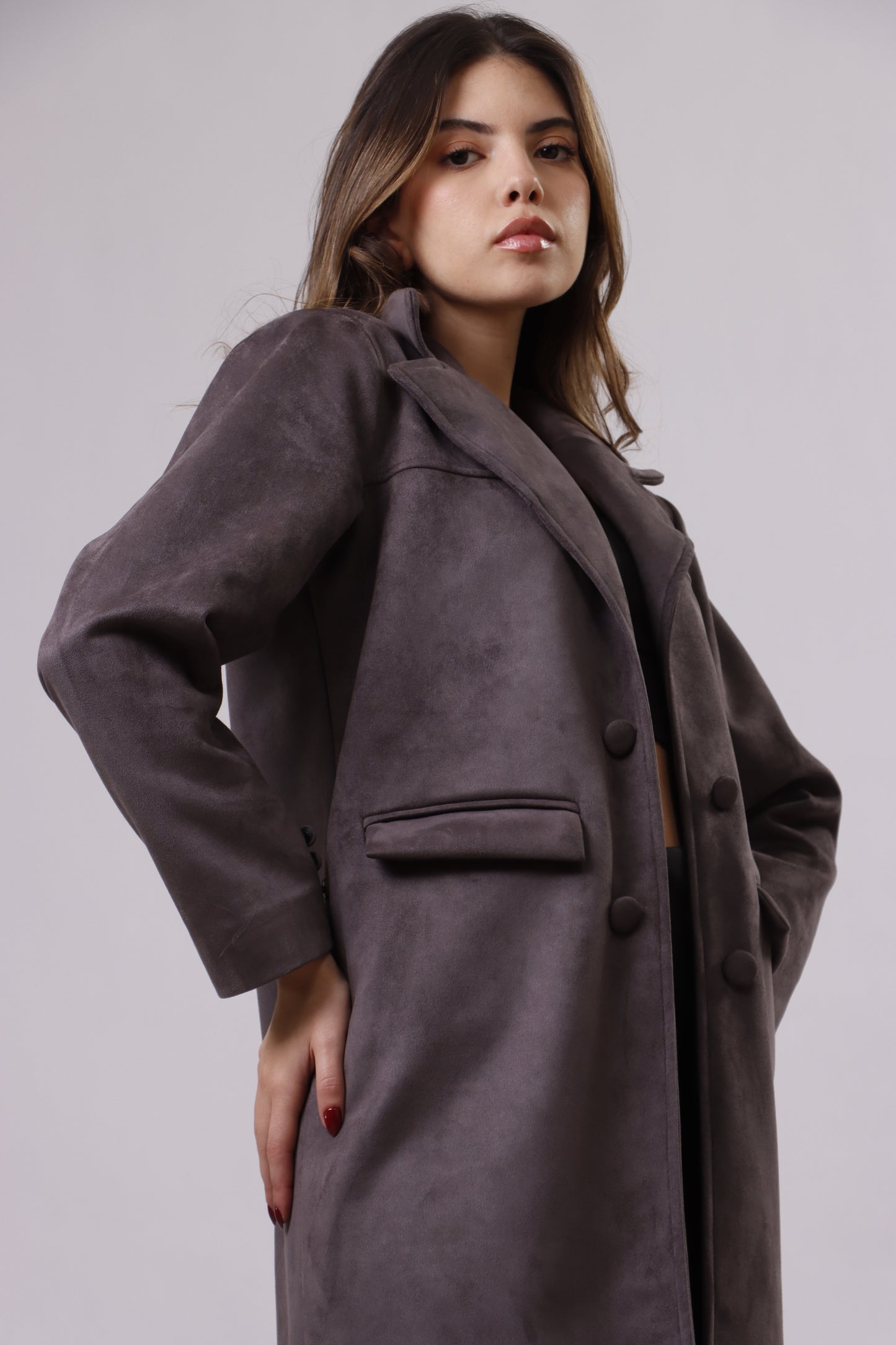 Suede Coat