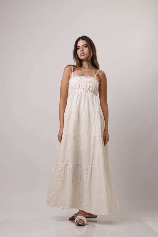 Flowy linen dress