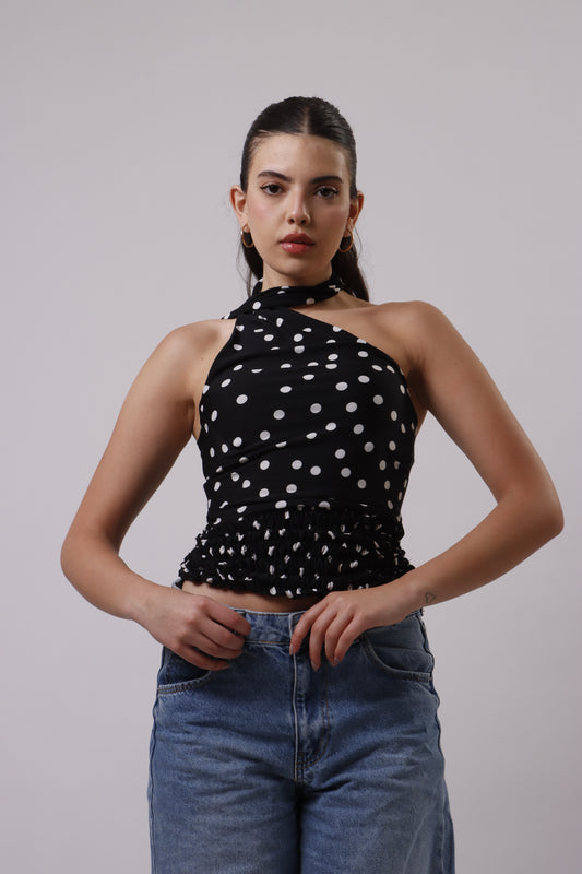 Polka dot top