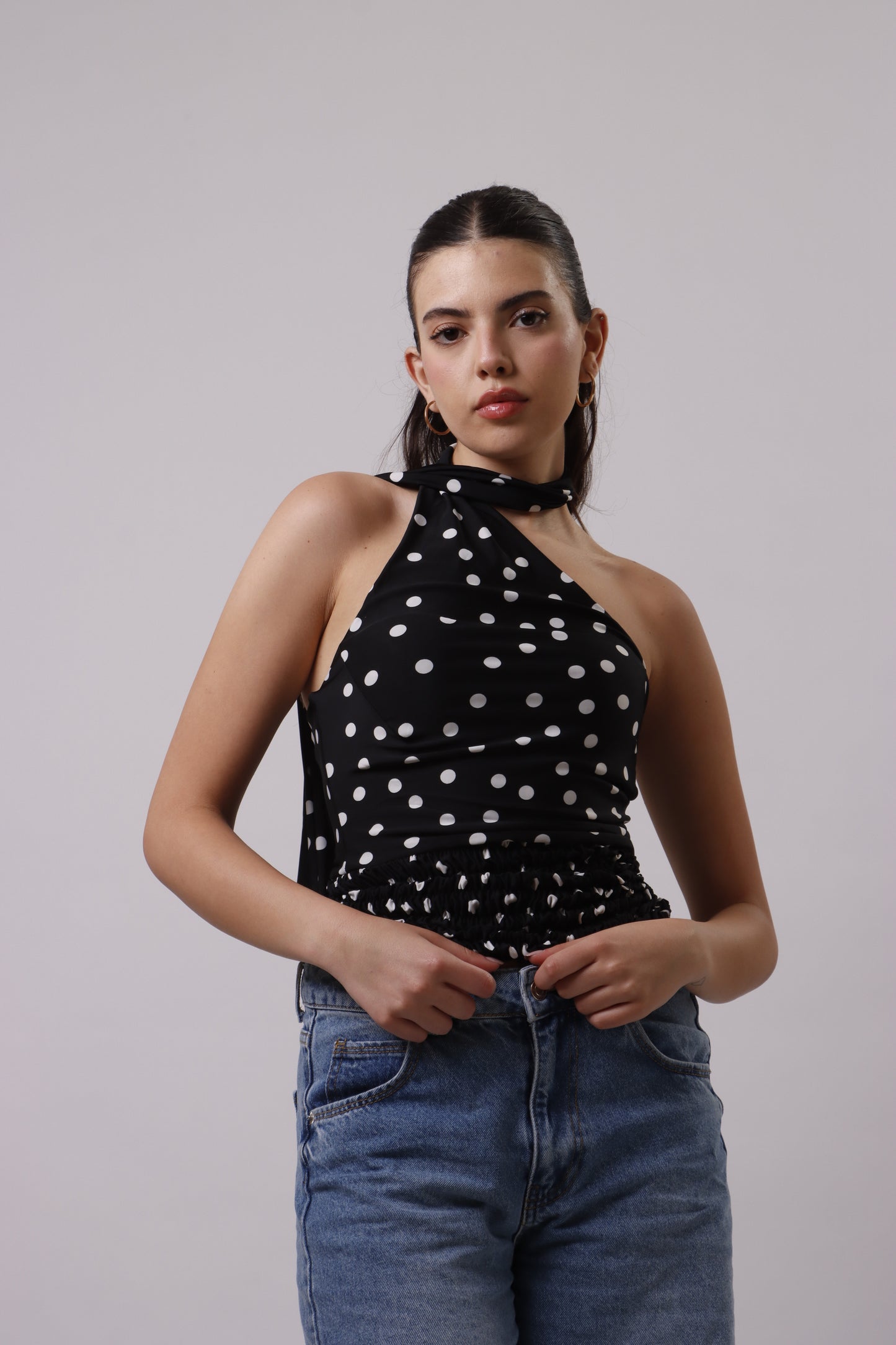 Polka dot top