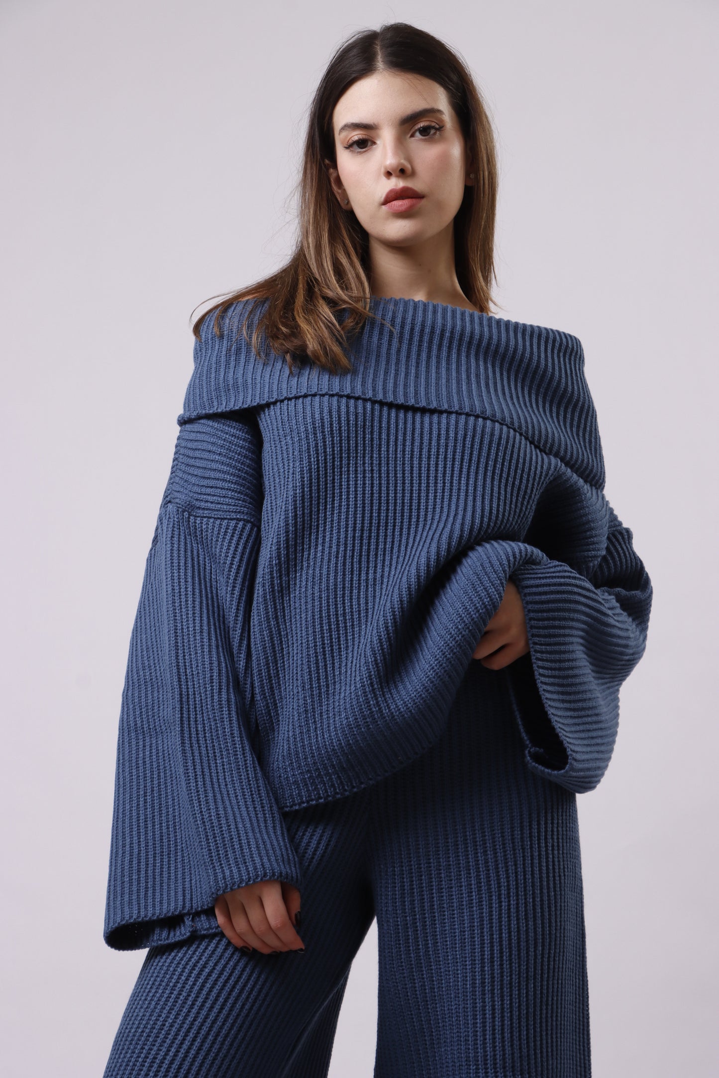 Off shoulder wool set