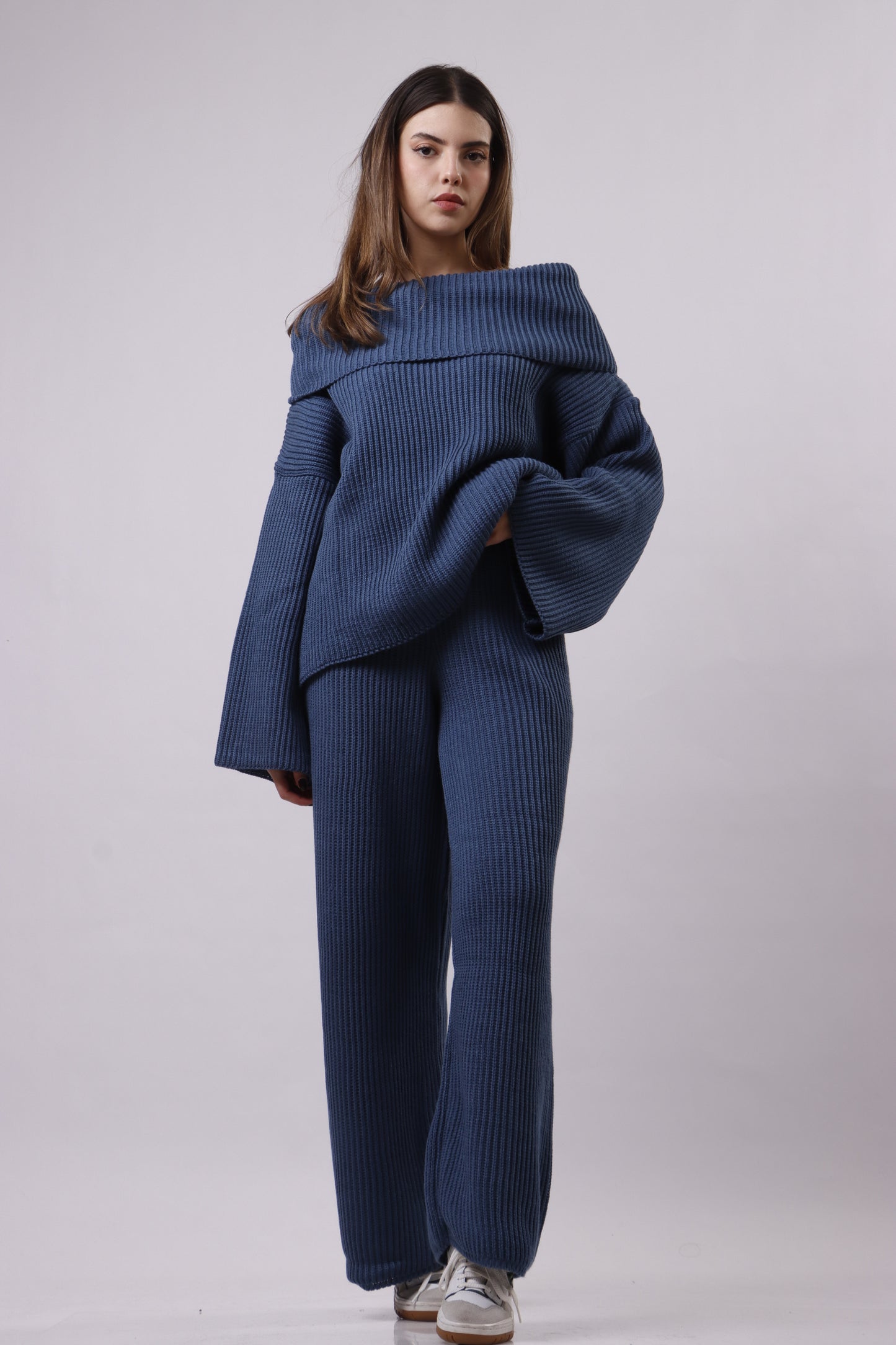 Off shoulder wool set