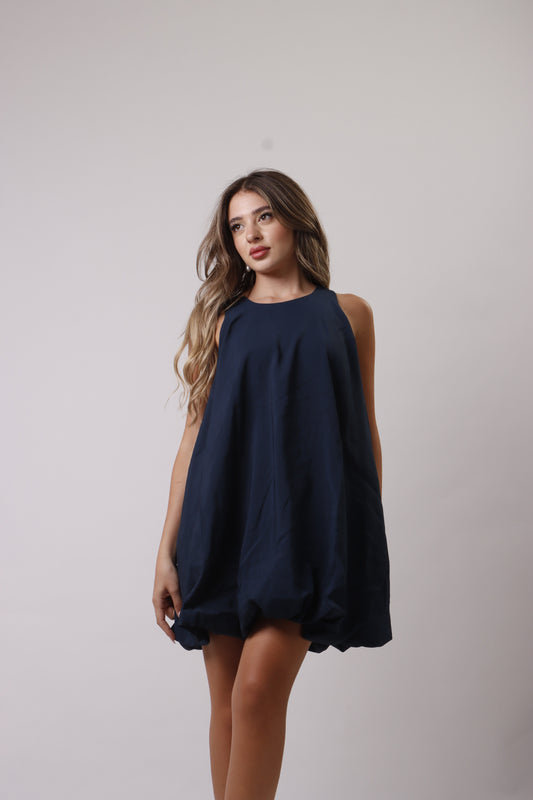 Buff mini dress
