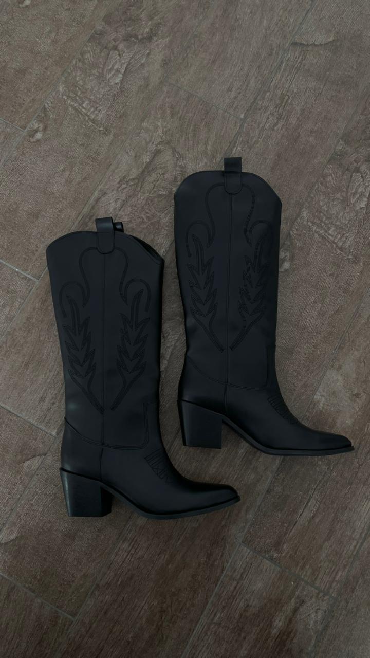 The Leather Cowboy Boots